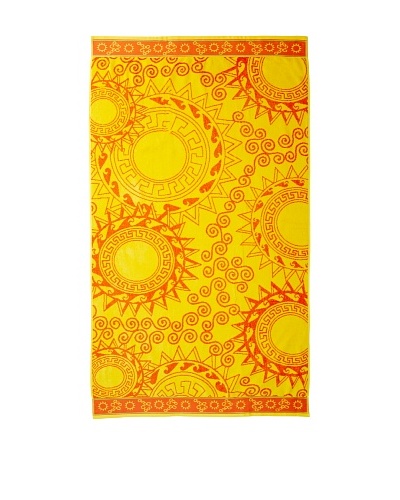 Esplama Aztec Sun Beach Towel, Yellow
