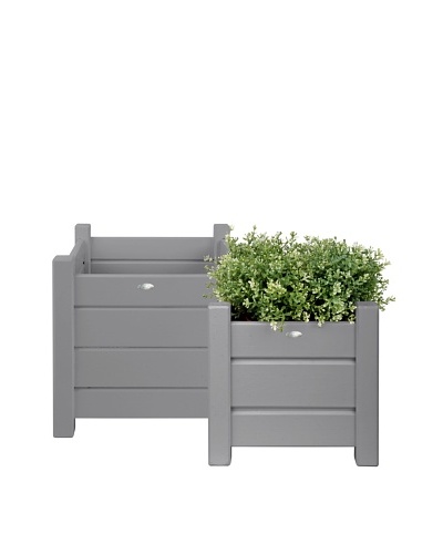 Esschert Design USA Set of 2 Square Planters