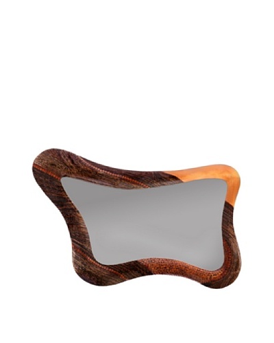 Eunique Chesapeake Abstract Mirror, Tan/Black