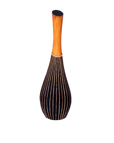 eUnique Home 33″ Africa Floor Vase, Brown/Tan