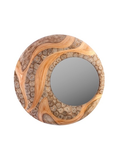 eUnique Home Catawba Mirror, Tan