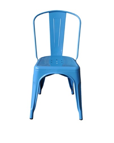 Euro Home Collection Garvin Chair, Blue