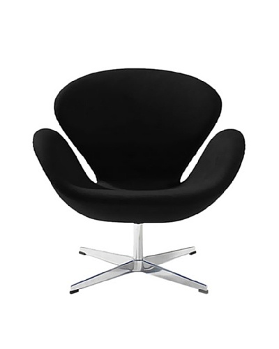 Euro Home Collection Baltimore Chair, Black