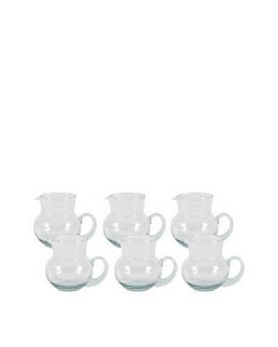 Europe2You Set of 6 Mini Glass Pitchers