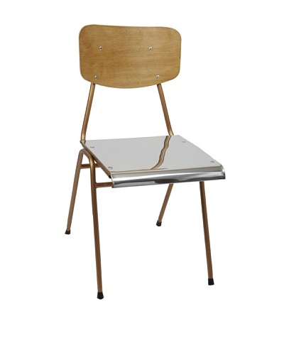 Europe2You Polished Steel School Chair