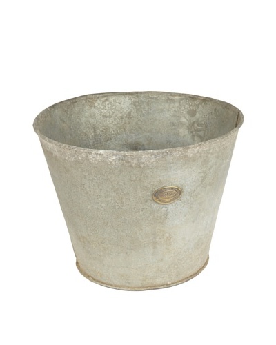 Europe2You Found Galvanized Flower Bucket