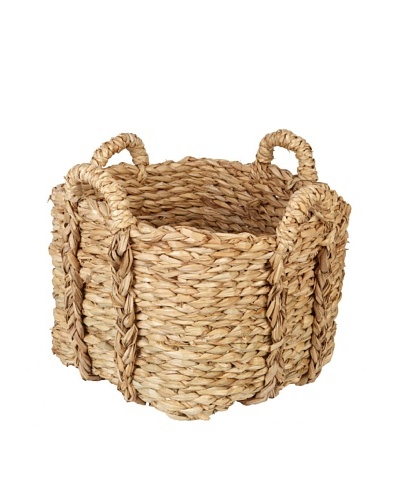 Europe2You Small Rush Laundry Basket