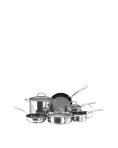 Farberware Millenium Stainless 10-Piece Nonstick Stainless Cookware Set