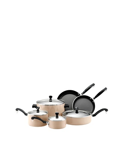 Farberware Classic Colors 12-Piece Cookware Set [Camel]