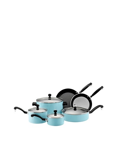 Farberware Classic Colors 12-Piece Cookware Set [Turquoise]