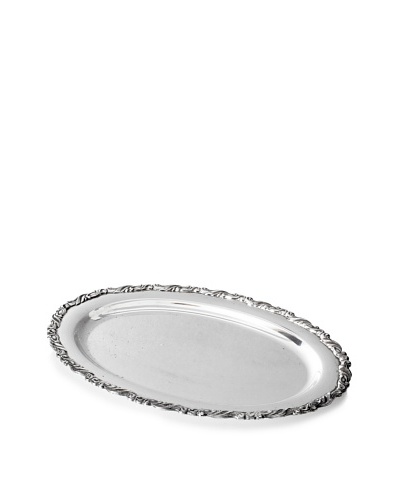 Fashion Flash Vintage Rectangular Serving Tray With Swirled Edges, c.1940s