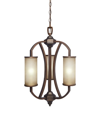 Feiss 3-Light Single Tier Chandelier, Bronze