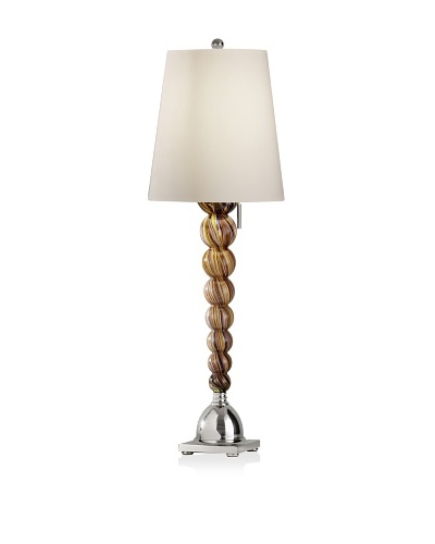 Feiss Lighting Cayley Table Lamp, Polished Nickel/Mutli