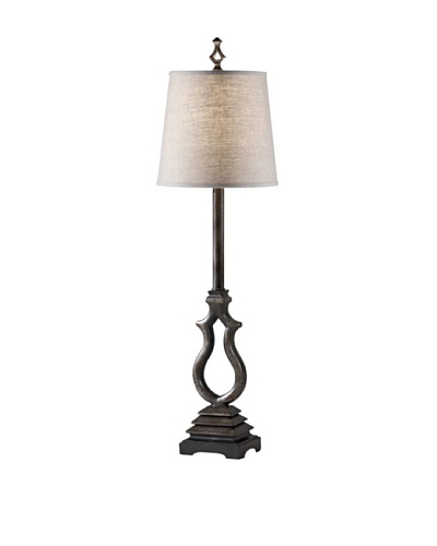 Feiss Lighting Westwood Buffet Lamp, Weathered Black
