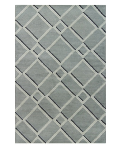 Filament Bernita Hand-Tufted Wool Rug, Grey, 5′ x 7′ 6″