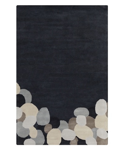 Filament Kizzie Rug, Charcoal/Grey, 5′ x 7′ 6″‘