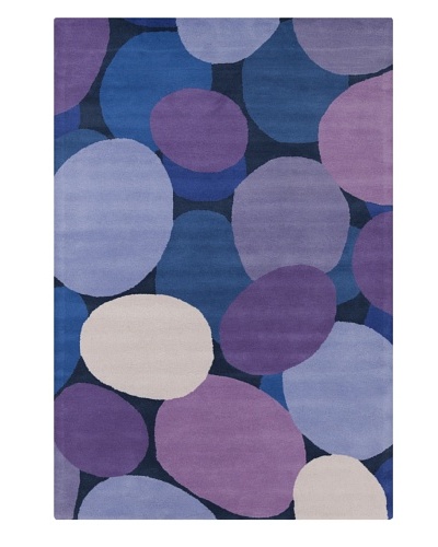 Filament Marti Rug, Purple/Blue, 5′ x 7′ 6″‘