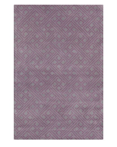 Filament Judie Rug, Grey/Purple, 5′ x 7′ 6″‘