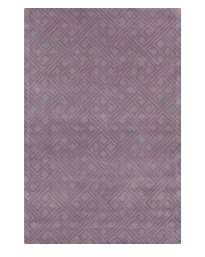 Filament Judie Rug, Grey/Purple, 5' x 7' 6'