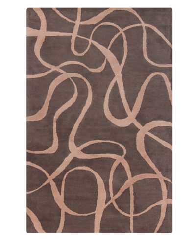 Filament Keisha Rug, Brown, 5′ x 7′ 6″‘