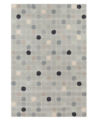 Filament Myesha Hand-Tufted Wool Rug, Grey, 5′ x 7′ 6″