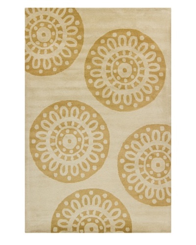 Filament Sasha Hand-Tufted Rug, Gold, 5′ x 7′ 6″