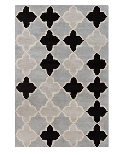 Filament Grant Hand-Tufted Rug, Grey, 5' x 7' 6