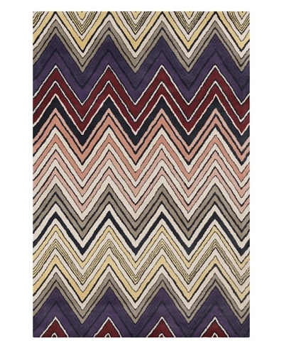 Filament Alysia Hand-Tufted Wool Rug, Multi, 5′ x 7′ 6″