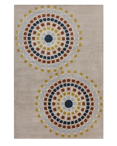 Filament Crystal Rug, Grey, 5' x 7' 6'