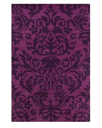 Filament Byron Hand-Tufted Rug, Purple, 5′ x 7′ 6″