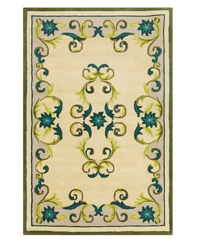 Filament Hudsib Hand-Tufted Rug, Green/Blue, 5' x 7' 6