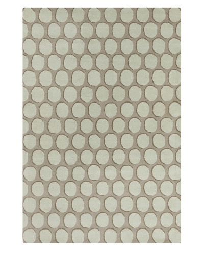 Filament Contessa Hand-Tufted Wool Rug, Green, 5' x 7' 6