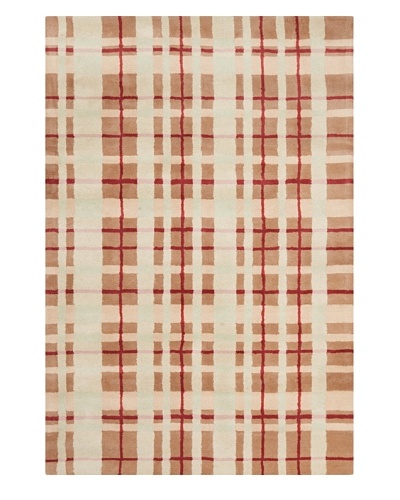 Filament Tenesha Hand-Tufted Wool Rug, Brown/Red, 5′ x 7′ 6″
