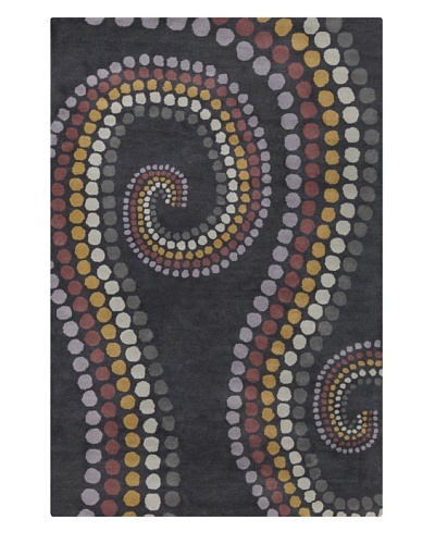 Filament Tyisha Rug, Charcoal, 5' x 7' 6'