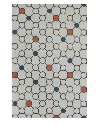 Filament Cecily Hand-Tufted Wool Rug, Blue, 5' x 7' 6