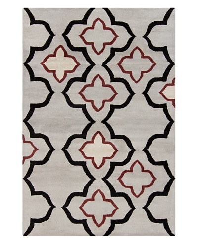 Filament Athena Hand-Tufted Rug, Grey, 5′ x 7′ 6″