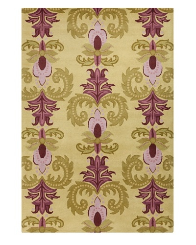 Filament Riley Hand-Tufted Rug, Green/Purple, 5' x 7' 6