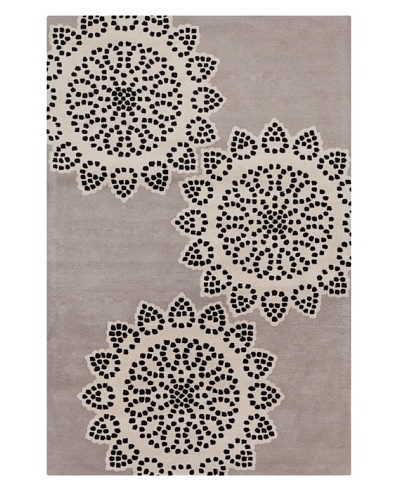 Filament Jackson Hand-Tufted Rug, Grey, 5′ x 7′ 6″