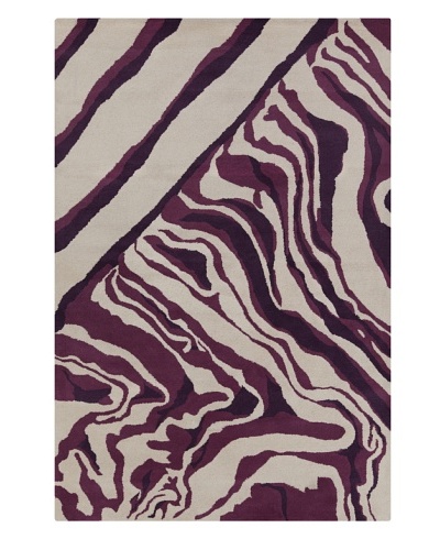 Filament Clair Rug, Purple/White, 5′ x 7′ 6″‘