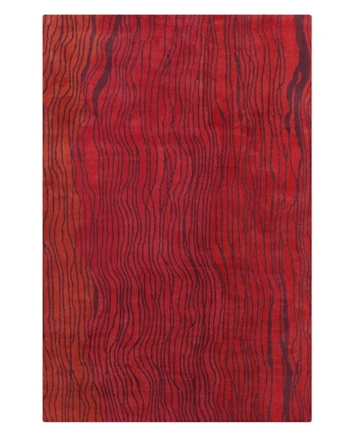 Filament Nada Rug, Red/Orange, 5' x 7' 6'