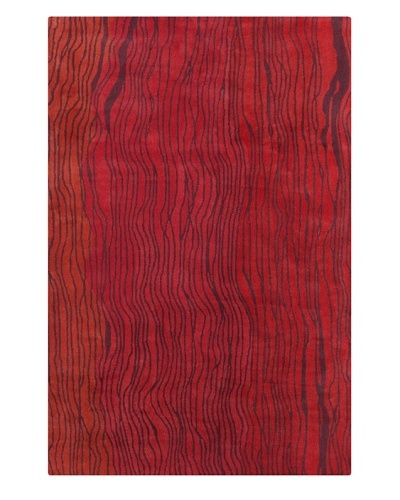 Filament Nada Rug, Red/Orange, 5′ x 7′ 6″‘