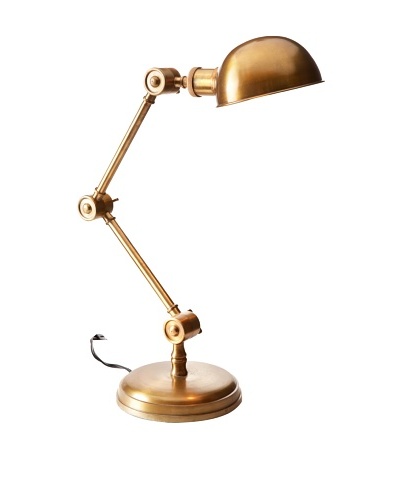 Filling Spaces Brass Table Lamp, Brass