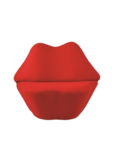 Fine Mod Kiss Chair, RedAs You See