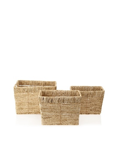 Firefly Set of 3 Woven Storage Baskets