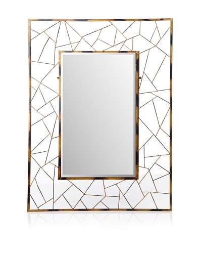 Firefly Home Collection Metal Rectangular Mirror