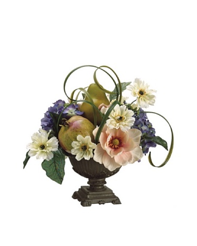 Magnolia, Hydrangea and Pear In Urn