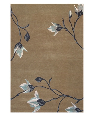 Chelsea Rug, Brown/Slate/Pearl/Teal/Grey, 5′ x 7′ 3″