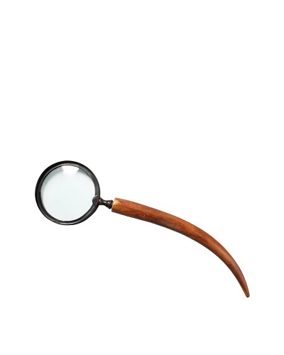 Foreign Affairs Magnifying Glass with Horn Handle