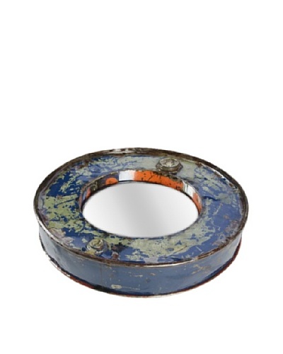 Foreign Affairs Kacat Mirror, Olive/Blue