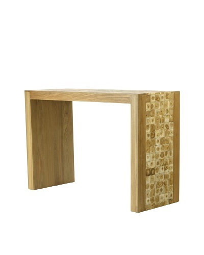 Foreign Affairs Modern Teak Console